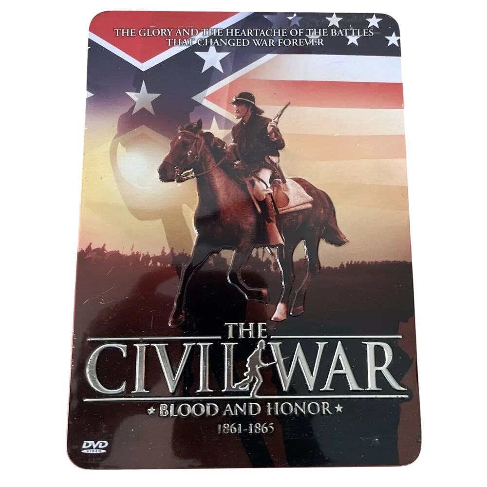 The Civil War *Blood and Honor* (3 DVDs in Tin Case) Tested. No scratches. CIB